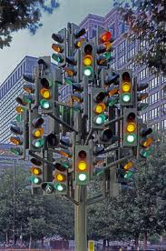 traffic lights tree