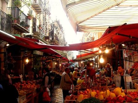 The Capo market in Palermo, founded by Africans over 1,100 years ago.