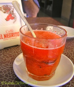 Half finished granita