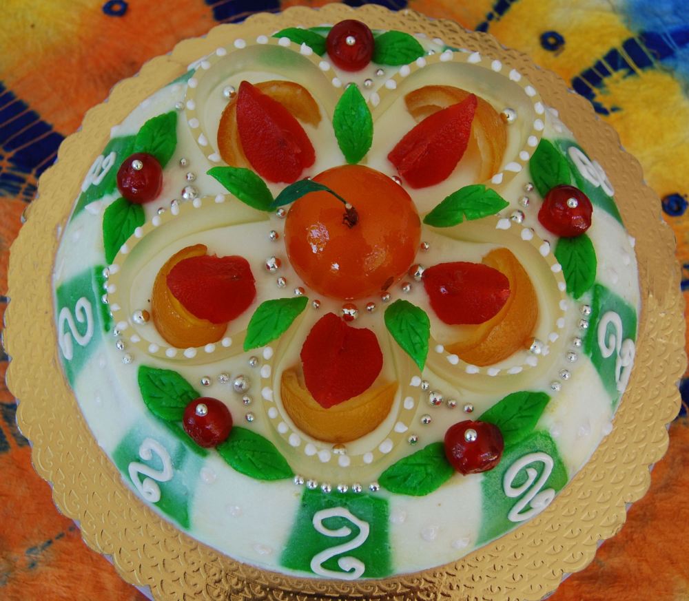Sicilians cassata or "cheesecake"
