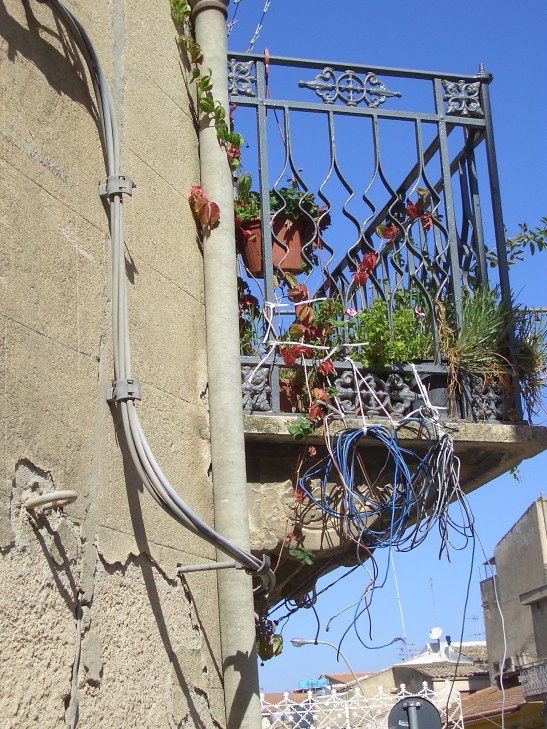 The house has recently been reqired by a qualified electrician and benefits from multiple socket points and additional loose wires where you can connect literally anything you like to the mains.